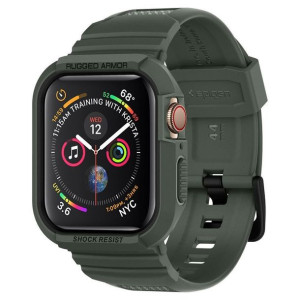 Spigen Rugged Armor ”pro” Apple Watch 4/5/6/se (44mm) Military Green
