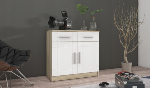 PRATO komoda 2-drzwiowa z szufladami 69 cm KOLORY