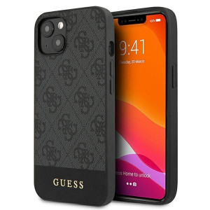 Guess GUHCP13SG4GLGR iPhone 13 mini 5,4" szary/grey hardcase 4G Stripe Coll