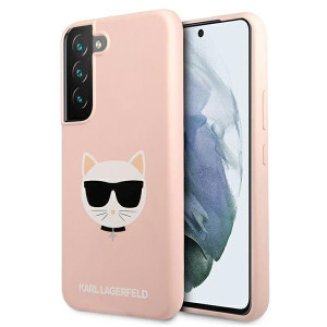 Karl Lagerfeld KLHCS22MSLCHPI S22+ S906 hardcase  różowy/pink Silicone Chou