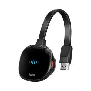 Baseus bezprzewodowy adapter WiFi - HDMI smart TV czarny (CATPQ-A01)