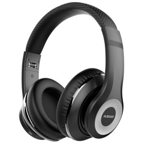 Ausdom bezprzewodowe wokółuszne słuchawki Bluetooth 5.0 ANC (aktywna redukc