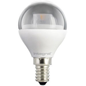 Integral żarówka LED E14 Mini Globe 4W (25W) 2700K 250lm Clear barwa biała