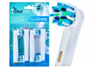Cross Action Końcówki 4szt Do Szczoteczki Oral-b