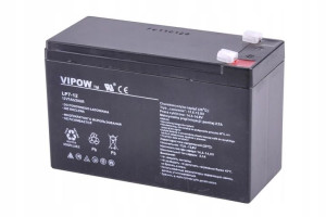 Vipow Akumulator Żelowy Ładowalny 12V 7,0Ah