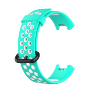 Silikonowy Pasek Zamienny Do Xiaomi Mi Watch Lite Miętowy - Biały