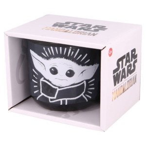 Star Wars  - Kubek ceramiczny 400 ml The Child Mandalorian (czarny)