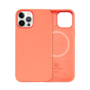 Crong Color Cover Magnetic - Etui iPhone 12 / iPhone 12 Pro MagSafe (koralo