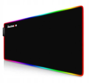 Podkładka Gamingowa Pod Mysz Duża Rgb Led Huzaro