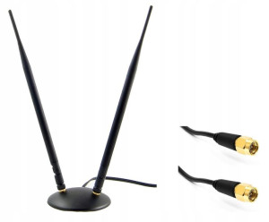 Antena Dual Lte 10Db Huawei B593 B315 E5186 2X Sma