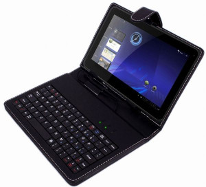 Eleganckie Etui Klawiatura Rysik Do Tablet 10'' Fv