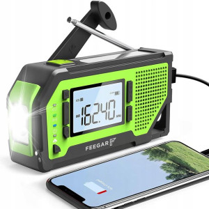 Feegar Radio Fm Na Ryby Wędkarstwo Solar Powerbank