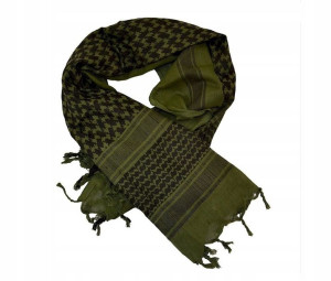 Chusta Arafatka Texar 100x100cm Olive/black