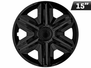 Kołpaki ACTION black 15", 4 szt.