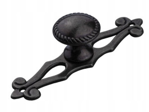 Gałka meblowa uchwyt CZARNY MAT RETRO LOFT GM-1022
