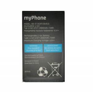 Oryginalna Bateria Myphone Bs-17 Hammer 3/3+ 900Ma