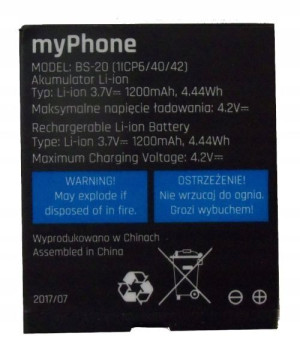 Oryginalna Bateria Myphone Bs-20 Hammer Bow+