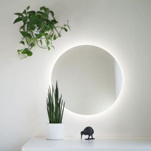 Lustro Okrągłe Orbital Simple Led - Podświetlane