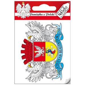 Naklejka pojedyncza herb Białystok