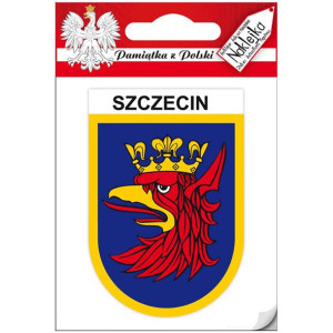 Naklejka pojedyncza - herb Szczecin