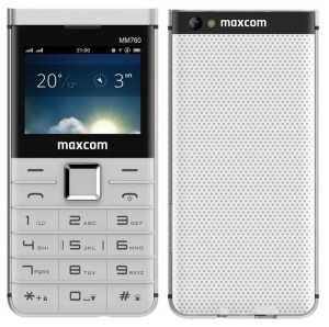 Telefon Dla Babci Dziadka Seniora Maxcom Mm760