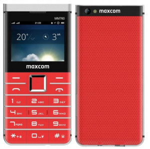 Telefon Dla Babci Dziadka Seniora Maxcom Mm760