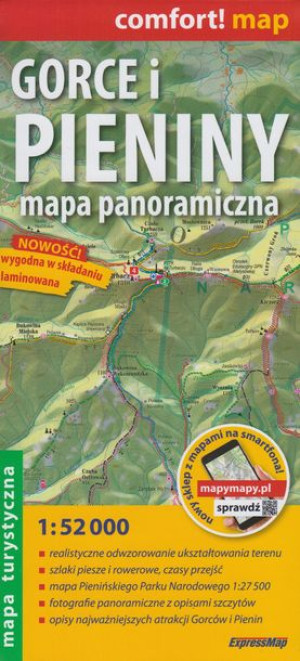 Gorce Pieniny Mapa Laminowana Expressmap