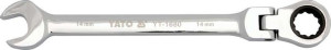 Klucz płasko-oczkowy z grzechotką i przegłubem 17mm YT-1683 YATO