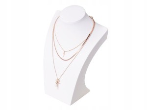 Naszyjnik Xuping krzyżyk - rose gold