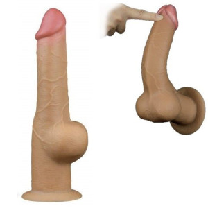Dildo 25cm z Solidną Podstawą Penis z Przyssawką