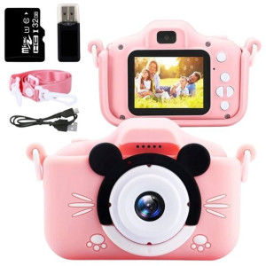 Aparat Cyfrowy Dla Dzieci Kamera Zabawka Mickey 20mpx + Karta 32gb