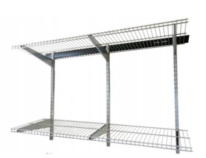 Regał Składany Regulowany Stal Pcv Solidny 120x77