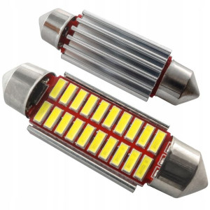 Żarówka Led Rurka 39mm C5w C10w 20x Diody Smd 4014