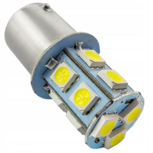 Żarówka Led P21/5w Bay15d 13xsmd 5050 Dwa Włókna