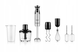 Zestaw Mocny Blender Wielofunkcyjny Ręczny 1200w