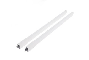 Reling wzdłużny kwadratowy do modern box 450 mm biały PB-D-RELKW450-10