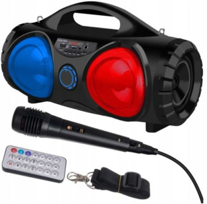 Boombox Głośnik Bluetooth Tuba Wieża Fm Mp3 Usb