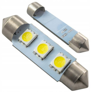Żarówka Rurka Led C3w C5w C10w 41mm 3xled Smd 5050