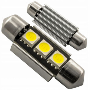 Żarówka Rurka C5w C10w 36mm 3chip 12v Led Smd 5050