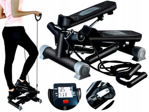 Stepper Skrętny Steper Linki Licznik Lcd Regulacja