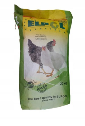 Pasza dla kur niosek EŁPOL 20kg BEZ GMO