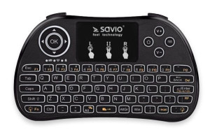Savio Kw-02 - Podświetlana Mini Klawiatura Bezprzewodowa