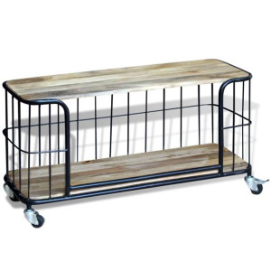 Szafka pod TV, drewno mango, 100x40x45 cm