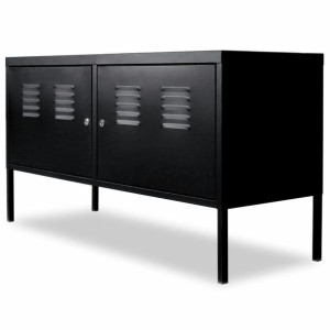 Szafka pod telewizor, 118 x 40 x 60 cm, czarna
