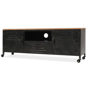 Szafka pod telewizor, 120 x 30 x 43 cm, czarna