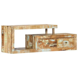Szafka pod TV, 120 x 30 x 40 cm, lite drewno odzyskane