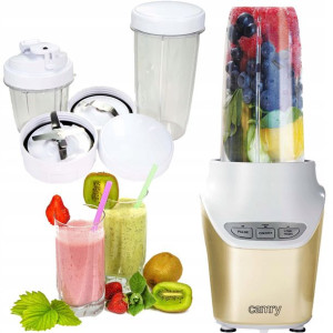 Blender Personalny Smoothie Koktajli 2 Kubki 1700w