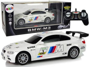 Auto Sportowe R/c 1:18 Bmw- M3 Biały 2.4 G Światła