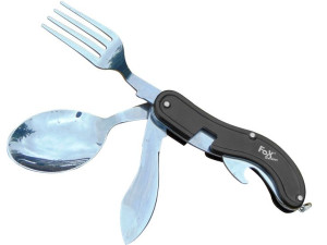NIEZBĘDNIK SKŁADANY 4w1 black FOX Outdoor