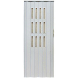 Drzwi Harmonijkowe 001s-014-80 Biały Mat 80 Cm